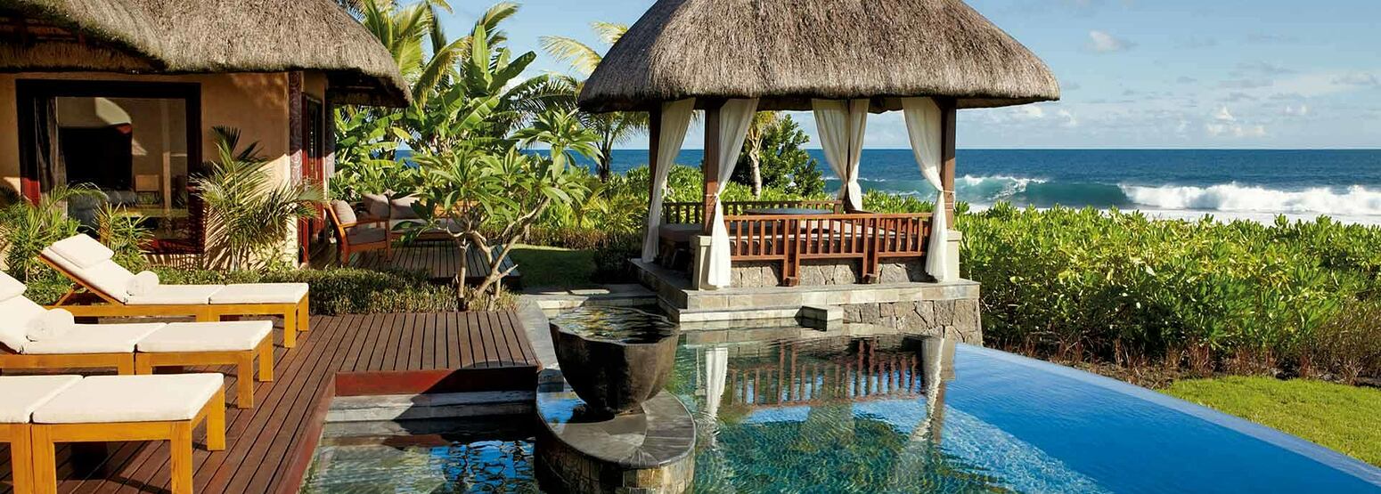 Two Bedroom Villa Pool Terrace at Shanti Maurice Mauritius