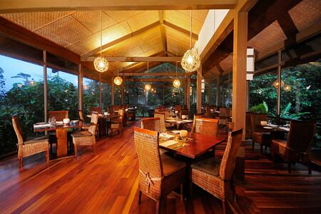 Veranda restaurant at El Silencio Lodge Costa Rica
