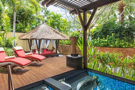 Villa suite pool at St Regis Bali Indonesia