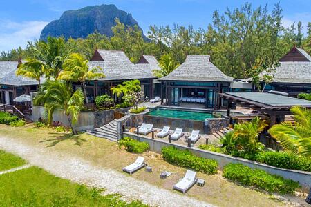 Villas exterior view at St Regis Mauritius