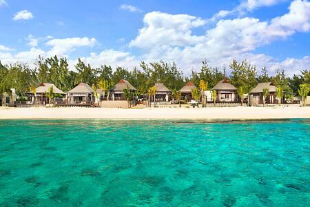 Villas from the Sea at St Regis Mauritius