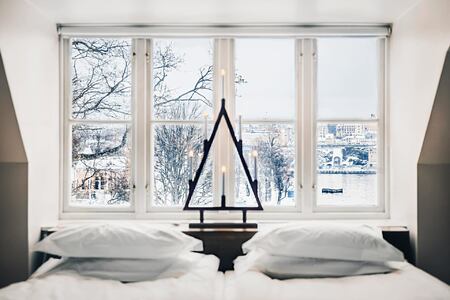 Window at Hotel Skeppsholmen Sweden