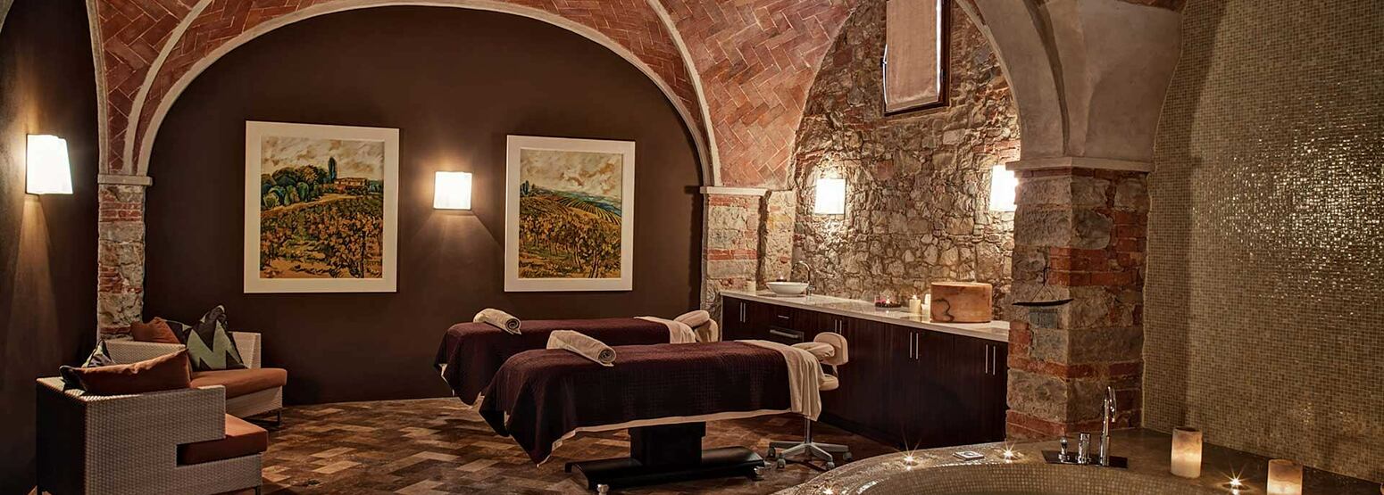 spa at Castello di Casole Italy
