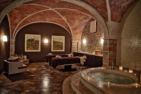 spa at Castello di Casole Italy