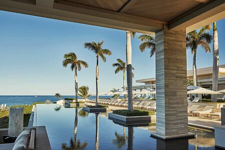 water feature at Four Seasons Anguilla