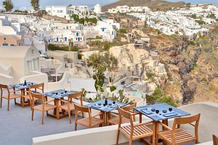 ASEA Restaurant at Mystique Santorini Greece