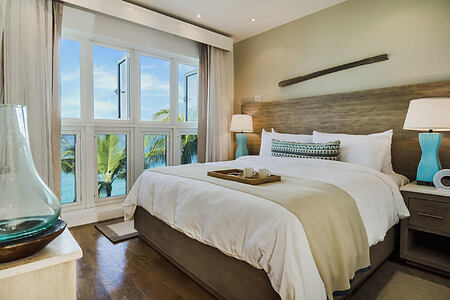 Bedroom 1 at Waves Hotel and Spa Barbados