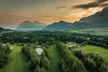 Golf course at Bad Ragaz Switzerland