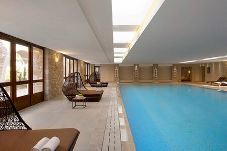Indoor pool at Westin Resort Costa Navarino Greece