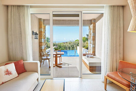 Infinity Room Garden View twin at Westin Resort Costa Navarino Greece