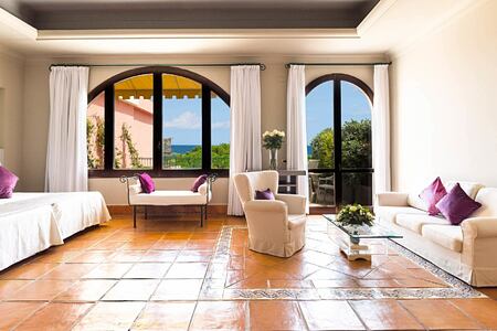 Junior Suite at Forte Village Hotel Castello Sardinia Italy