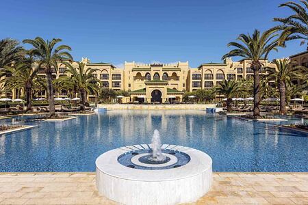 Long view of Mazagan Beach Resort Morocco