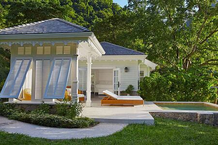 Luxury cottage at Sugar Beach St Lucia