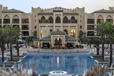 Pool and hotel at Mazagan Beach Resort Morocco