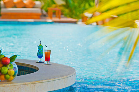 Pool bar at The Residence Maldives