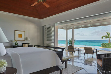 Seaview from bedroom at Four Seasons Ocean Club Bahamas