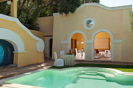 Suite pool at Forte Village Le Dune Sardinia Italy