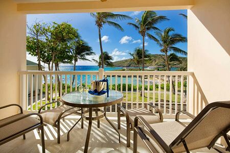 View from Junior suite at St James Club and Villas Antigua