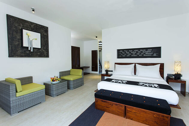 Deluxe room at Aliya Resort and Spa Sri Lanka