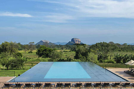 Infinity pool at Aliya Resort and Spa Sri Lanka