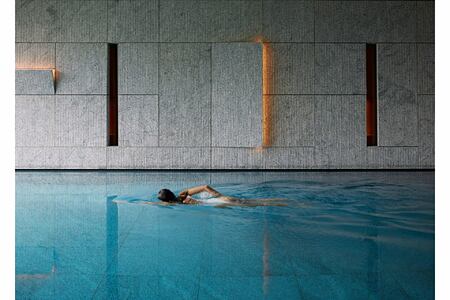 Lefay Dolomites indoor pool swimming