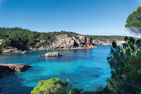 View of the bay from Six Senses Ibiza