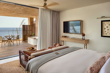 A premium room with sea view at Six Senses Ibiza