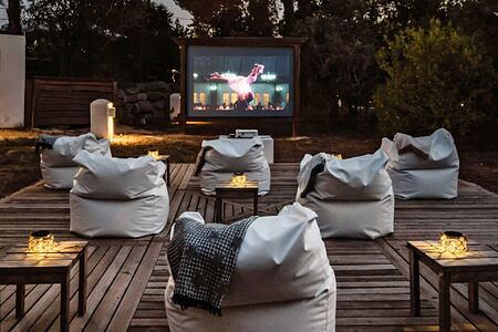 Can Vistabella Ibiza outdoor cinema under the stars
