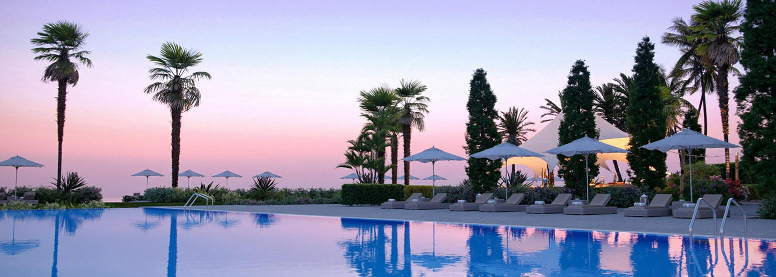 Ikos Andalusia Spain Pool at Sunset-header-image