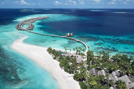 Joali Maldives Island from the sky