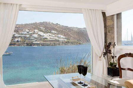 Kivotos Hotel Mykonos the Noah Villa on the Waterfront with private pool and beach