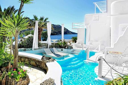 Kivotos Hotel Mykonos Royal Two Bedroom Suite with sea vew and private pool