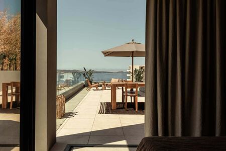 Oku Hotel Ibiza penthouse balcony