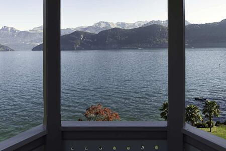 Chenot Palace Weggis Switzerland Suite Balcony with Lake View