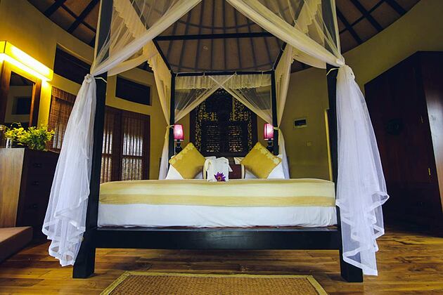 Sen Wellness Sanctuary Sri Lanka Cabana bedroom