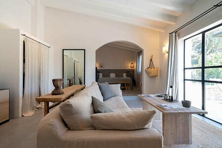 Sitting area in a villa at Finca Serena Mallorca