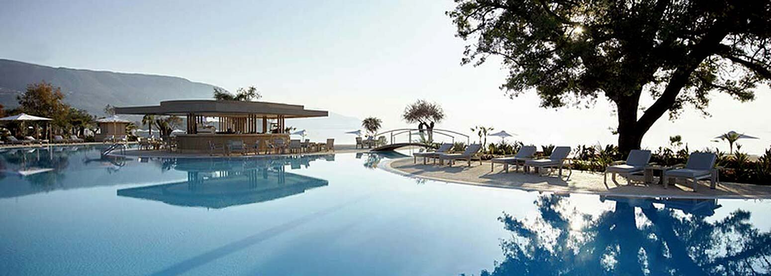 Header Swimming pool at Ikos Dassia Corfu