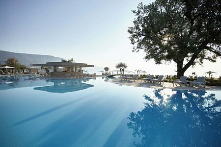 Swimming pool at Ikos Dassia Corfu