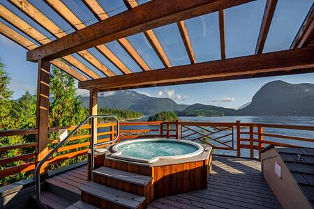 Balcony Hot Tub at Sonora Resort Canada