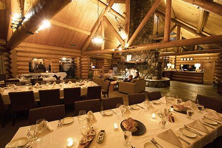 Dining room at Tyax Lodge Canada