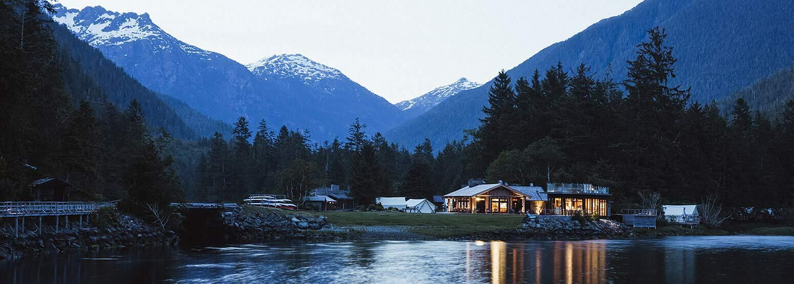 Header at Clayoquot Wilderness Lodge Canada