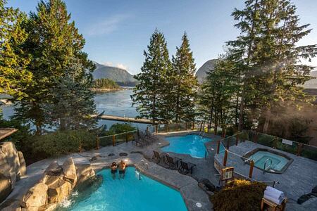 Island Currents Spa Mineral Pools at Sonora Resort Canada
