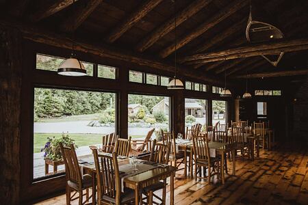 Lodge Restaurant at Clayoquot Wilderness Lodge Canada