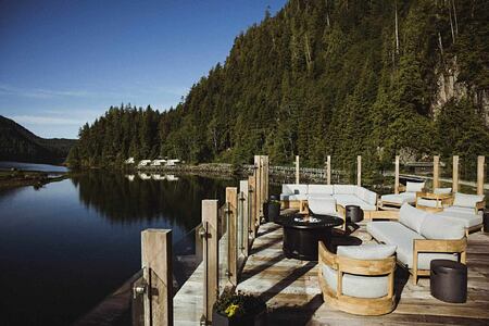 Lodge views at Clayoquot Wilderness Lodge Canada