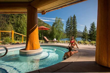 Spa Pool at Tyax Lodge Canada