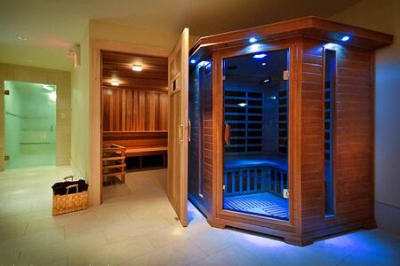 Spa Sauna and Steam Room at Tyax Lodge Canada