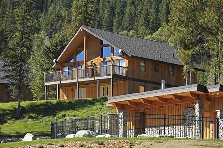 Two types of chalet at Alpine Meadows Clearwater Canada