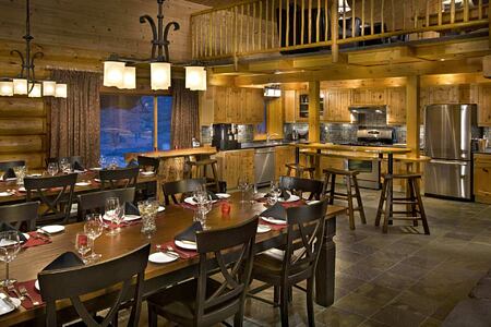 Wolverine Chalet Kitchen at Tyax Lodge Canada