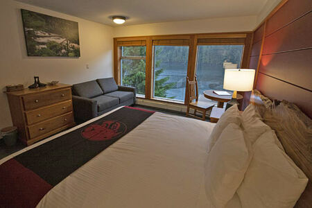 Bedroom 1 at Spirit Bear Lodge Canada