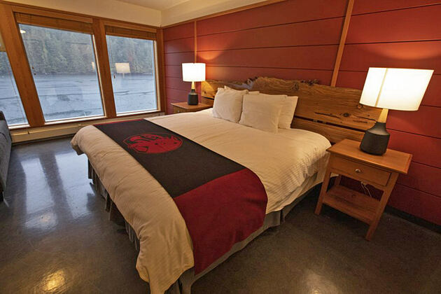 Bedroom 2 at Spirit Bear Lodge Canada